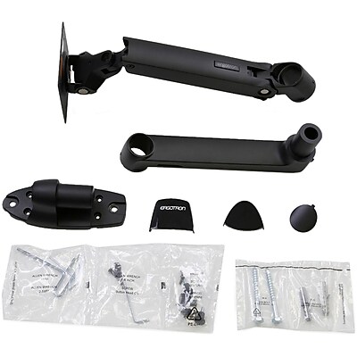Ergotron LX Adjustable 1 Arm Wall Mount, Up to 34″ Monitor, Matte Black (45243224) Sansujyuku sansujyuku.com