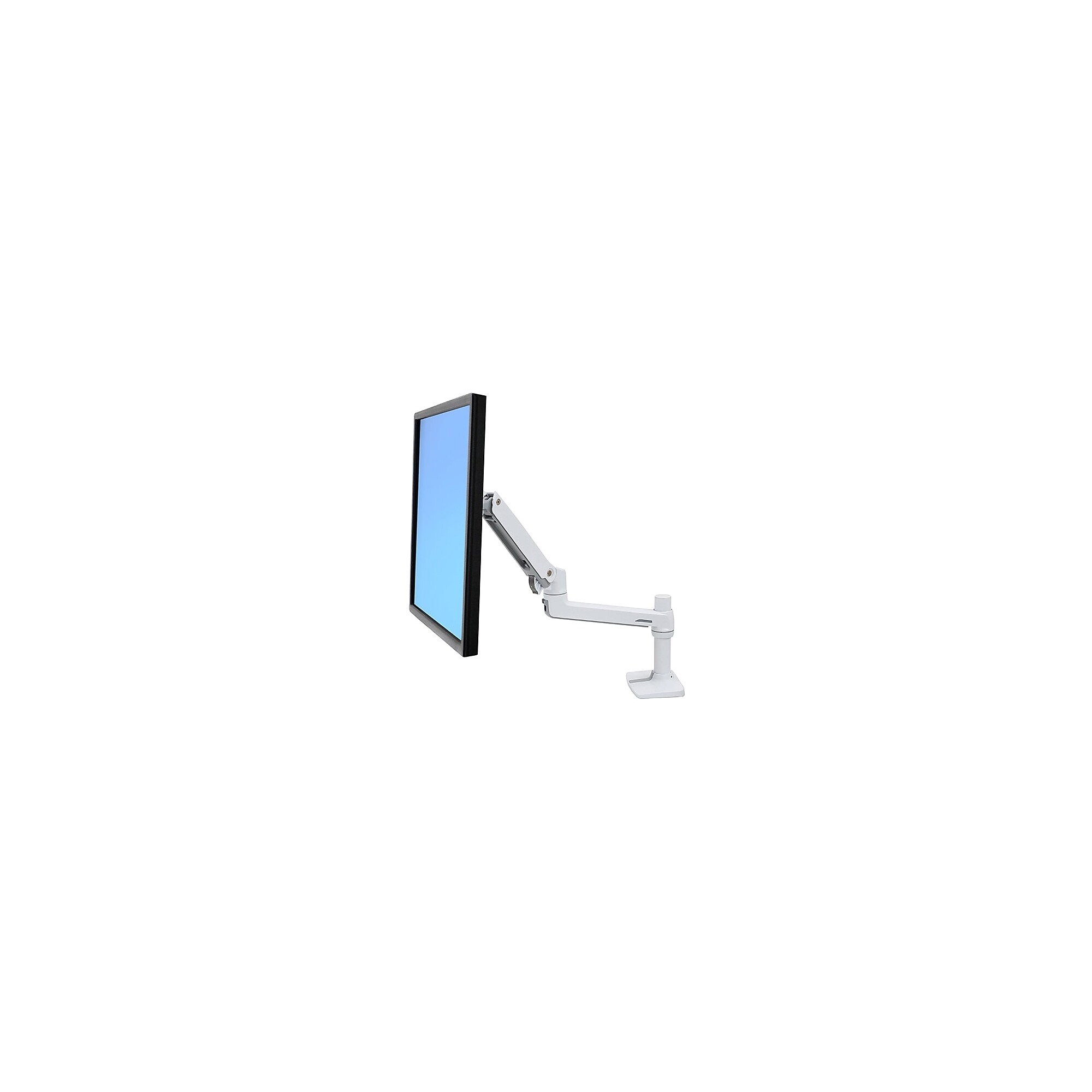 Ergotron LX Adjustable Desk Mount LCD Monitor Mounting Arm, 32″ Screen Support, White (45-490-216) Sansujyuku sansujyuku.com