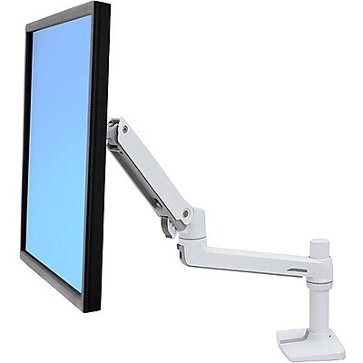 Ergotron LX Adjustable Desk Mount LCD Monitor Mounting Arm, 32″ Screen Support, White (45-490-216) Sansujyuku sansujyuku.com