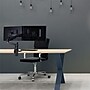Ergotron LX Adjustable Dual Direct Arm Mounting Arm, 25" Screen Support, Matte Black (45489224)~#|#~sp225013114_sc7