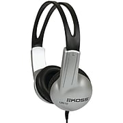Koss UR10 Stereo Over-Ear Headphones, Black/Silver (UR10 HB)
