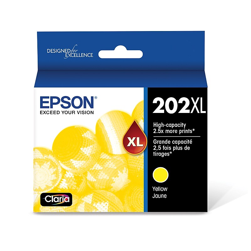 Epson T202XL Yellow High Yield Ink Cartridge image 1