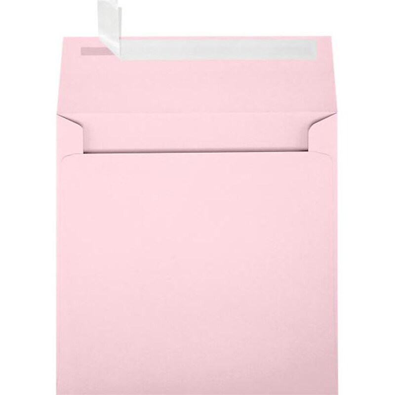 JAM Paper Self Seal Invitation Envelopes, 5 1/4" x 5 1/4", Candy Pink, 250/Pack (8510-14-250) image 1