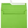 JAM Paper A8 Self Seal Invitation Envelopes, 5 1/2" x 8 1/8", Limelight Green, 250/Pack (4885-101-250)~#|#~sp225302922_sc7