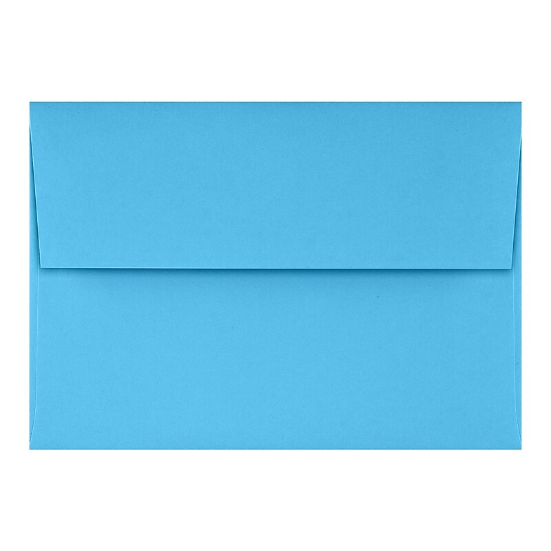 JAM Paper A1 Self Seal Envelopes, 3 5/8" x 5 1/8", Bright Blue, 50/Pack (4865-13-50) image 1
