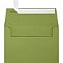 JAM Paper A4 Self Seal Invitation Envelopes, 4 1/4" x 6 1/4", Avocado Green, 50/Pack (4872-27-50)~#|#~sp225302949_sc7