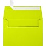 JAM Paper A4 Self Seal Invitation Envelopes, 4 1/4" x 6 1/4", Wasabi Green, 500/Pack (4872-L22-500)~#|#~sp225303084_sc7