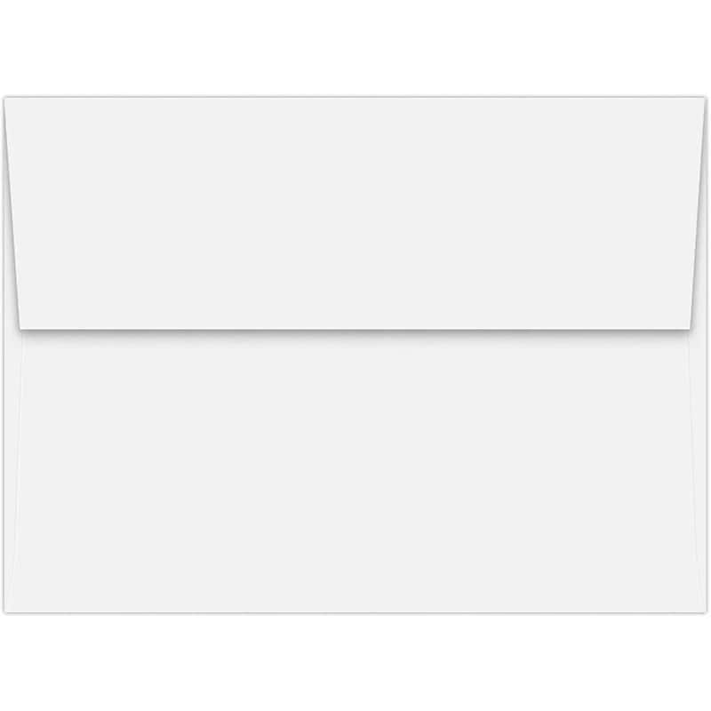 JAM Paper A7 Self Seal Invitation Envelopes, 5 1/4" x 7 1/4", White, 500/Pack (4980-201-500) image 1