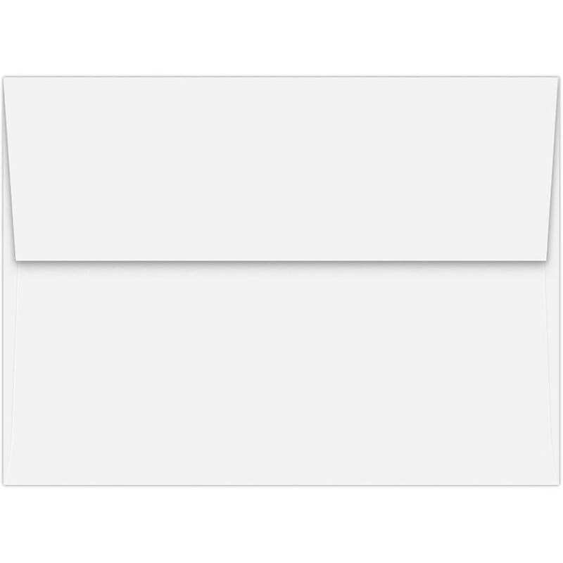 JAM Paper A7 Self Seal Invitation Envelopes, 5 1/4" x 7 1/4", White, 50/Pack (4980-201-50) image 1