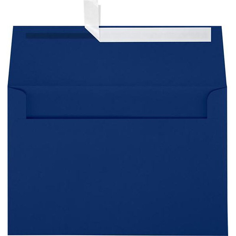 JAM Paper A8 Self Seal Invitation Envelopes, 5 1/2" x 8 1/8", Navy, 250/Pack (4885-103-250) image 1