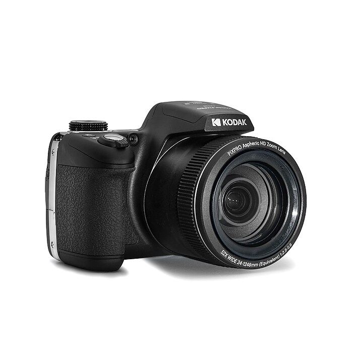 Kodak PIXPRO 16MP Digital Bridge Camera, 52x Optical Zoom, Black