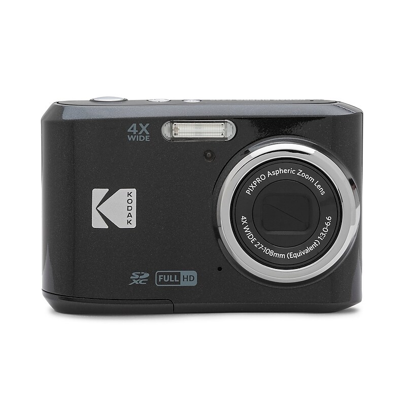 Kodak PIXPRO 16MP Point and Shoot Digital Camera, 4x Optical Zoom, Black (FZ45-BK) image 1