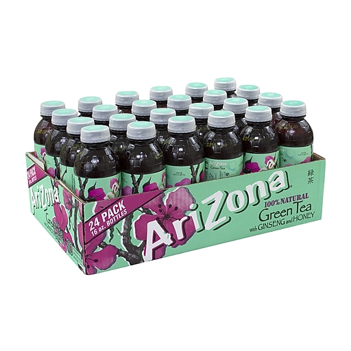 Arizona Green Tea Bottles, 16 oz., 24/Pack (900-00086) | Staples