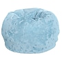 Flash Furniture Dillon Furry Refillable Bean Bag Chair, Teal (DGBEANSMFURTL)~#|#~sp225451412_sc7