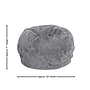 Flash Furniture Dillon Furry Refillable Bean Bag Chair, Gray (DGBEANSMFURGY)~#|#~sp225451438_sc7