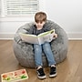 Flash Furniture Dillon Furry Refillable Bean Bag Chair, Gray (DGBEANSMFURGY)~#|#~sp225451442_sc7