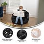 Flash Furniture Dillon Furry Refillable Bean Bag Chair, Black (DGBEANSMFURBK)~#|#~sp225451446_sc7