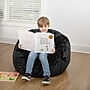 Flash Furniture Dillon Furry Refillable Bean Bag Chair, Black (DGBEANSMFURBK)~#|#~sp225451452_sc7