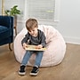 Flash Furniture Dillon Furry Refillable Bean Bag Chair, Blush (DGBEANSMFURBLS)~#|#~sp225451577_sc7
