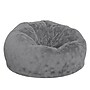 Flash Furniture Duncan Furry Oversized Refillable Bean Bag Chair, Gray (DGBEANLGFURGY)~#|#~sp225451590_sc7