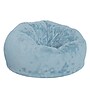 Flash Furniture Duncan Furry Oversized Refillable Bean Bag Chair, Teal (DGBEANLGFURTL)~#|#~sp225451599_sc7