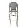 Flash Furniture Marseille Contemporary Textilene Full Back Bistro Barstools, Black & White/Lt Bamboo, 2/Pack (2SDAD642107BSBW)~#|#~sp225452608_sc7