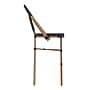 Flash Furniture Marseille Contemporary Textilene Full Back French Bistro Barstools, Black/Bamboo, 2/Pack (2SDAD642107BSBK)~#|#~sp225452643_sc7