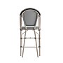 Flash Furniture Marseille Contemporary Textilene Full Back Bistro Counter Stools, Black/White/Lt Bamboo, 2/Pack(2SDAD642107CSBW)~#|#~sp225452655_sc7