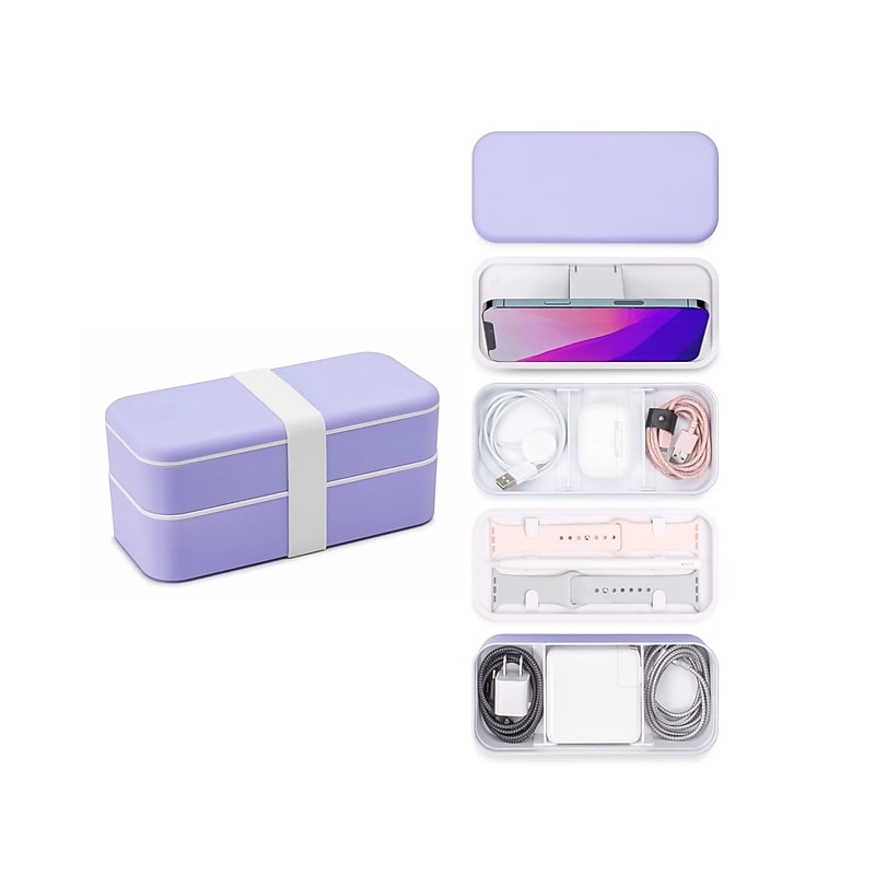 Function101 BENTOSTACK Tech Accessory Organizer, Purple (F101-BSPU2) image 1