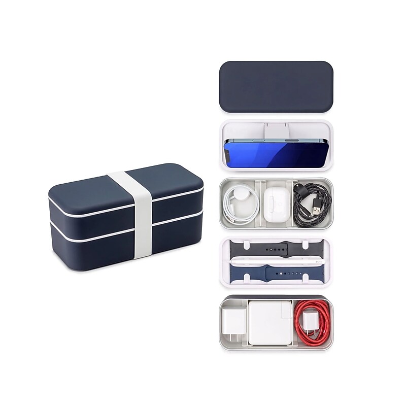Function101 BENTOSTACK Tech Accessory Organizer, Navy (F101-BSNA2) image 1