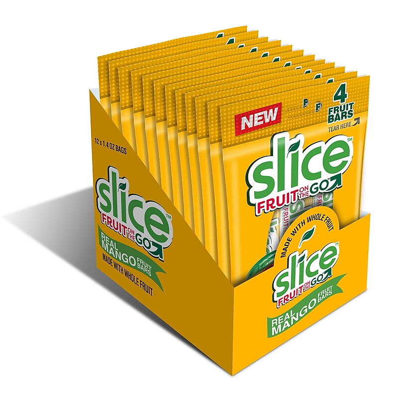 Slice Fruit on the Go Mango Fruit Bar, 1.4 oz., 12/Pack (220-02257) image 1