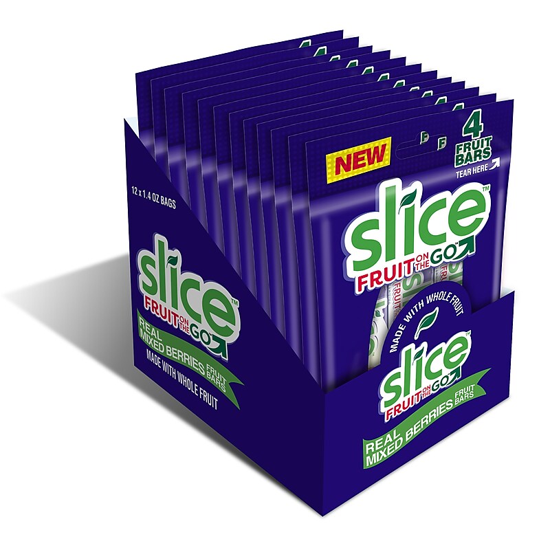 Slice Fruit on the Go Mixed Berry, 1.4 oz., 12/Pack (220-02258) image 1