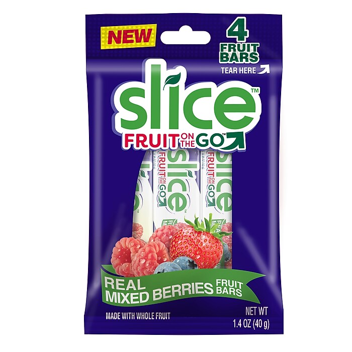 Slice Fruit on the Go Mixed Berry, 1.4 oz., 12/Pack (220