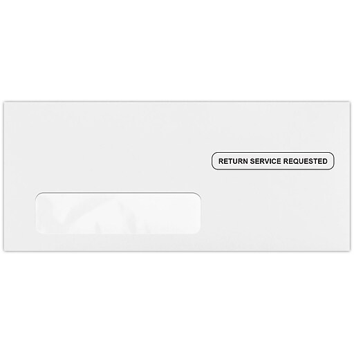 LUX 10 Window Envelopes (4 1/8 x 9 1/2) Return Service Requested 500