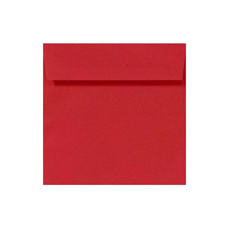 JAM Paper Self Seal Invitation Envelope, 5 1/4 x 5 1/4, Ruby Red, 50/Pack (LUX-8510-18-50) image 1