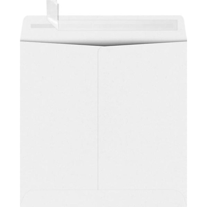 JAM Paper Self Seal Business Envelope, 70lb, 8 1/2 x 8 1/2,  White, 250 Pack (10977-250) image 1