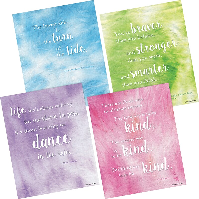 Barker Creek 8" x 10" Dancing In The Rain Posters, 4/Set (3117) image 1