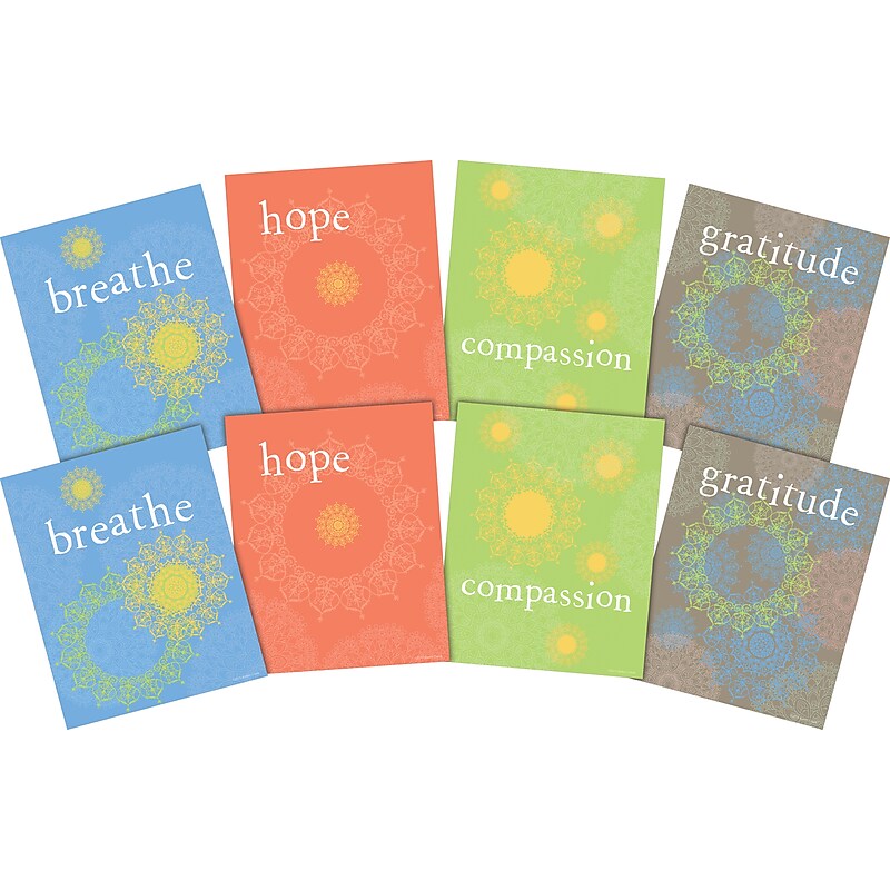 Barker Creek 8" x 10" Mindfulness Posters, 8/Set (4184) image 1