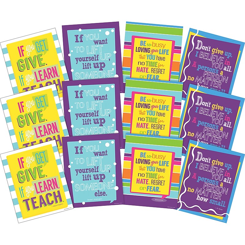 Barker Creek 8" x 10" I Believe In You Posters, 12/Set (4194) image 1