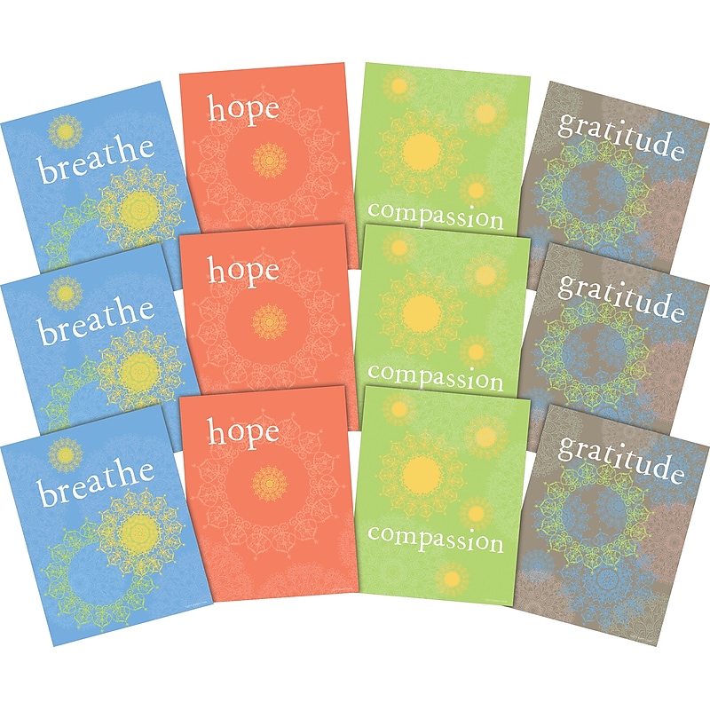 Barker Creek 8" x 10" Mindfulness Posters, 12/Set (4199) image 1