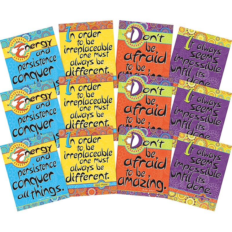 Barker Creek 8" x 10" Be Amazing Posters, 12/Set (4202) image 1