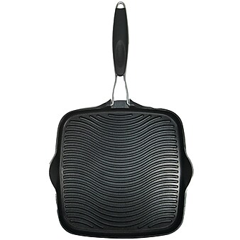 Starfrit 10" x 10" Cast Aluminum Grill Pan with Foldable Handle (30036-006-SPEC)