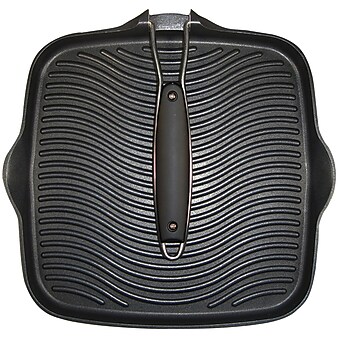 Starfrit 10" x 10" Cast Aluminum Grill Pan with Foldable Handle (30036-006-SPEC)