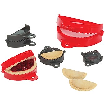 Starfrit  Multi Size Crimped Edge Dough Press Set, Red and Gray (80470-006-NEW1)