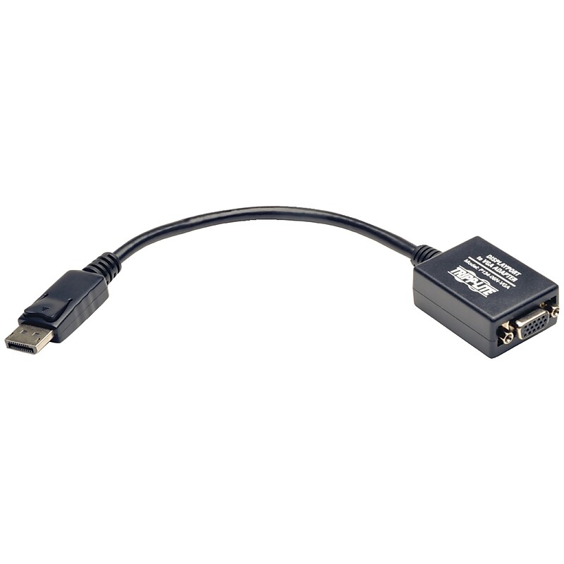 Tripp Lite DisplayPort to VGA Active Cable Adapter, 6"(P134-06N-VGA) image 1