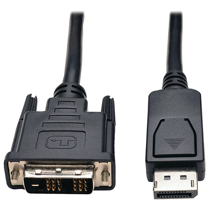 Tripp Lite DisplayPort to DVI-D Single-Link Adapter Cable with Latches, 10ft(P581-010) image 1