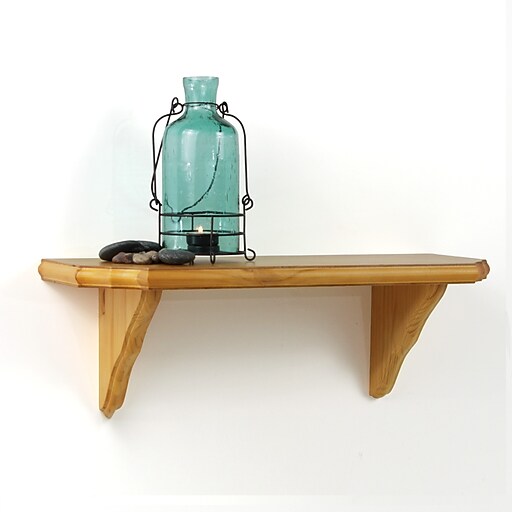 InPlace Shelving 24"W Venezia Single Shelf Kit, Wood Oak (199032) Staples