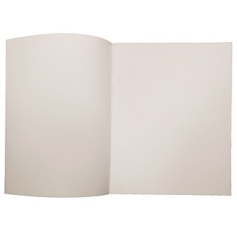 Flipside Blank Journals, 7" x 8.5", White, 12 Pack (FLPBK512)