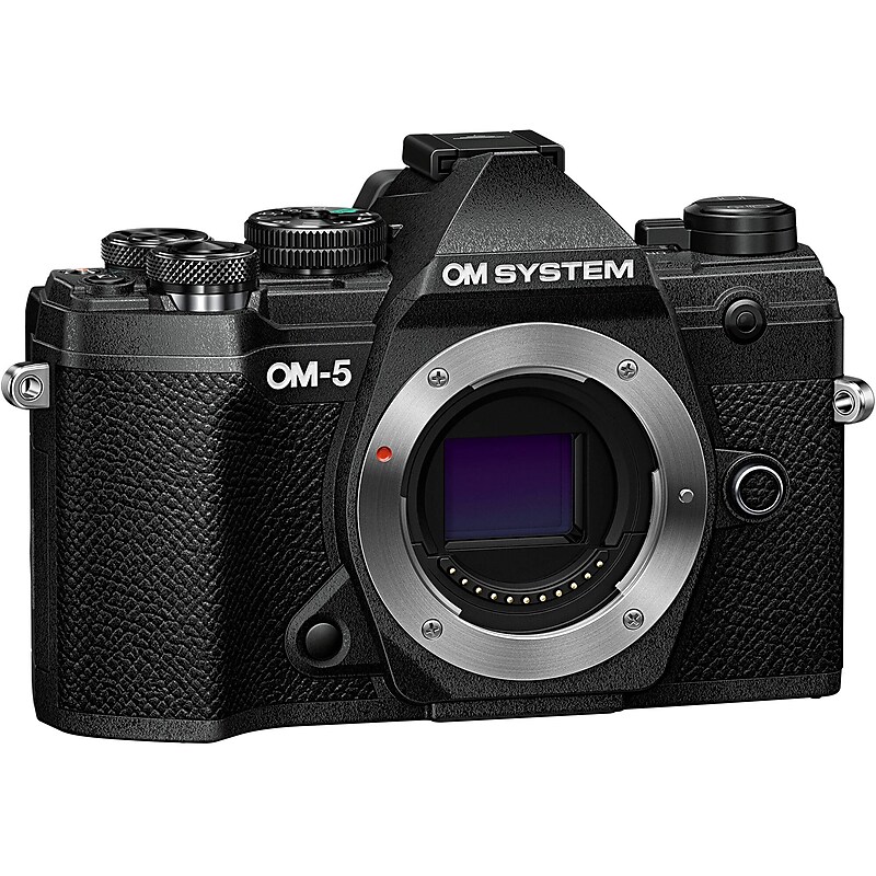 Olympus OM SYSTEM OM5 20.4 Megapixel Mirrorless Camera Body Only, Black (V210020BU000) image 1