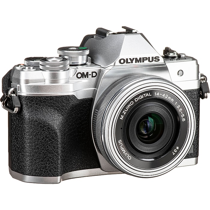 OLYMPUS OM-D E-M10 Mark II【シルバー) Olympus OM-D E-M10 Mark II Mirrorless Silver Camera with 14-42mm